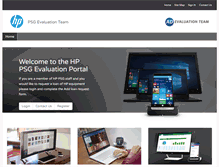 Tablet Screenshot of hp-psg.evaluationteam.co.uk