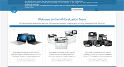 Desktop Screenshot of hp.evaluationteam.co.uk