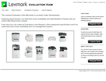 Tablet Screenshot of lexmark.evaluationteam.co.uk